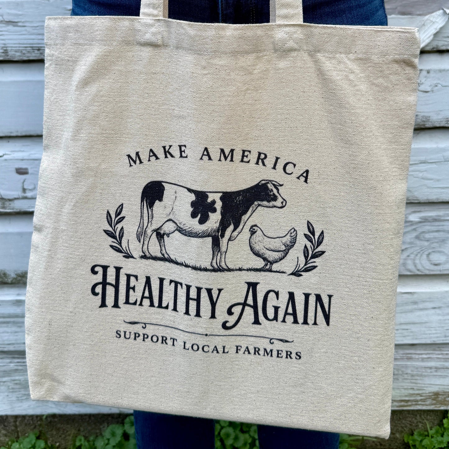 Make America Health Again Tote Bag (Double-sided)