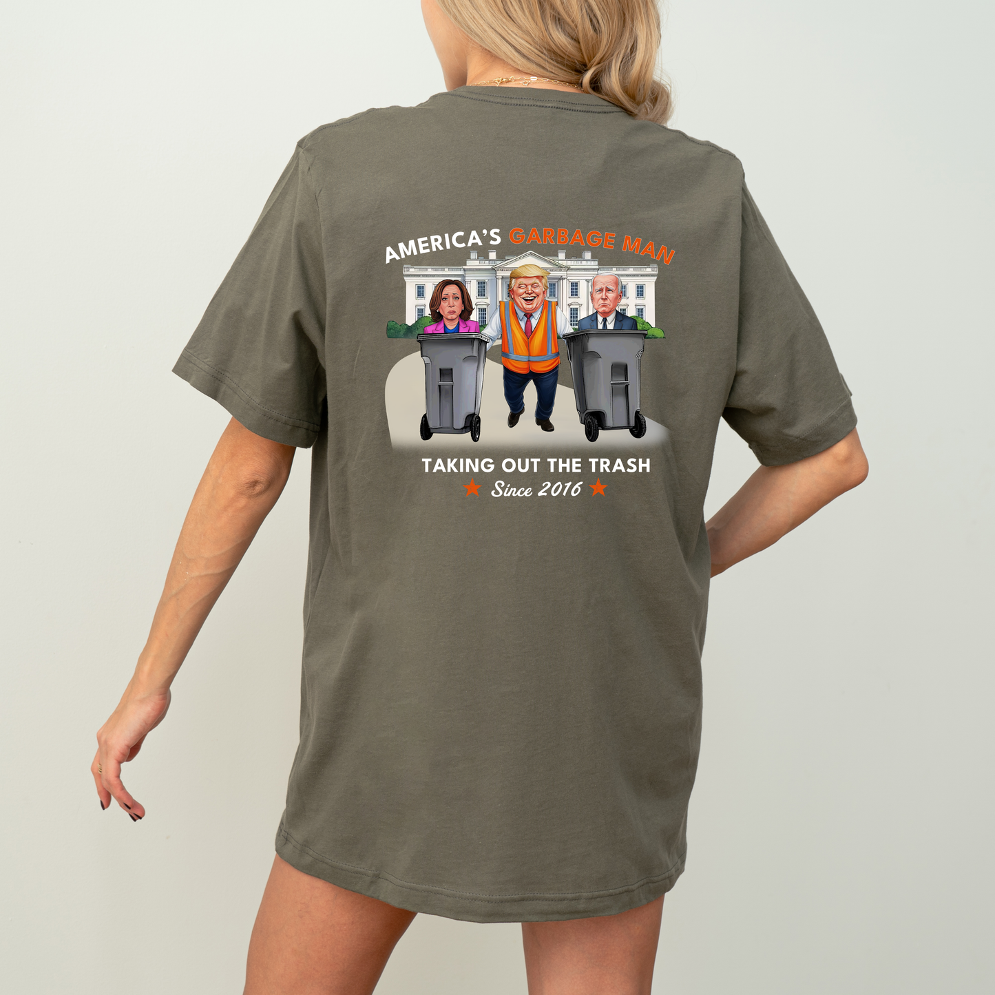 America's Garbage Man - Military Green (Women)