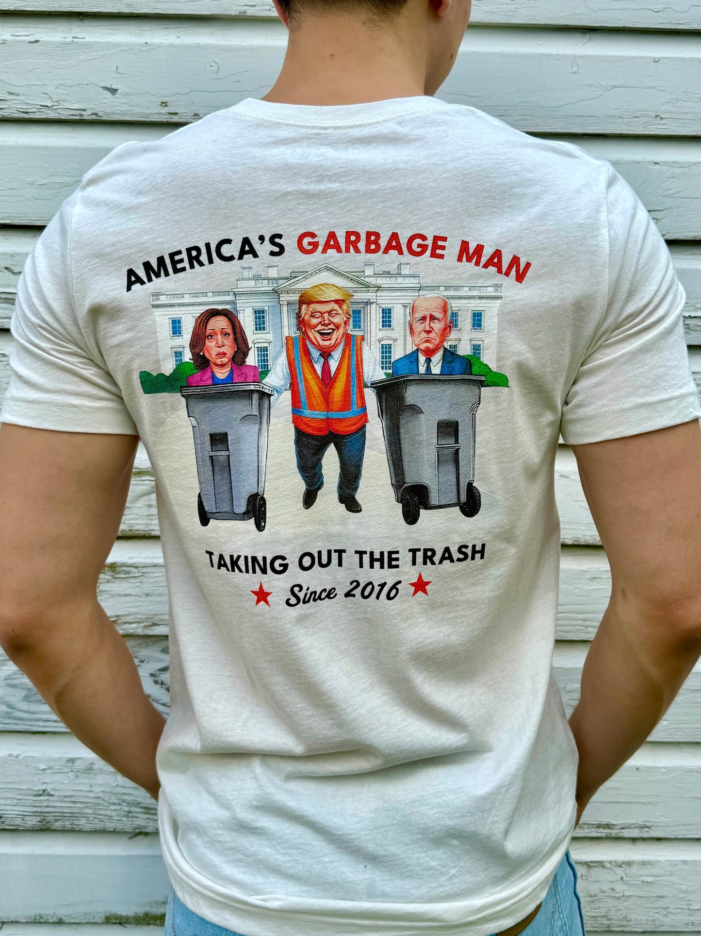 America's Garbage Man - Vintage White (Men)
