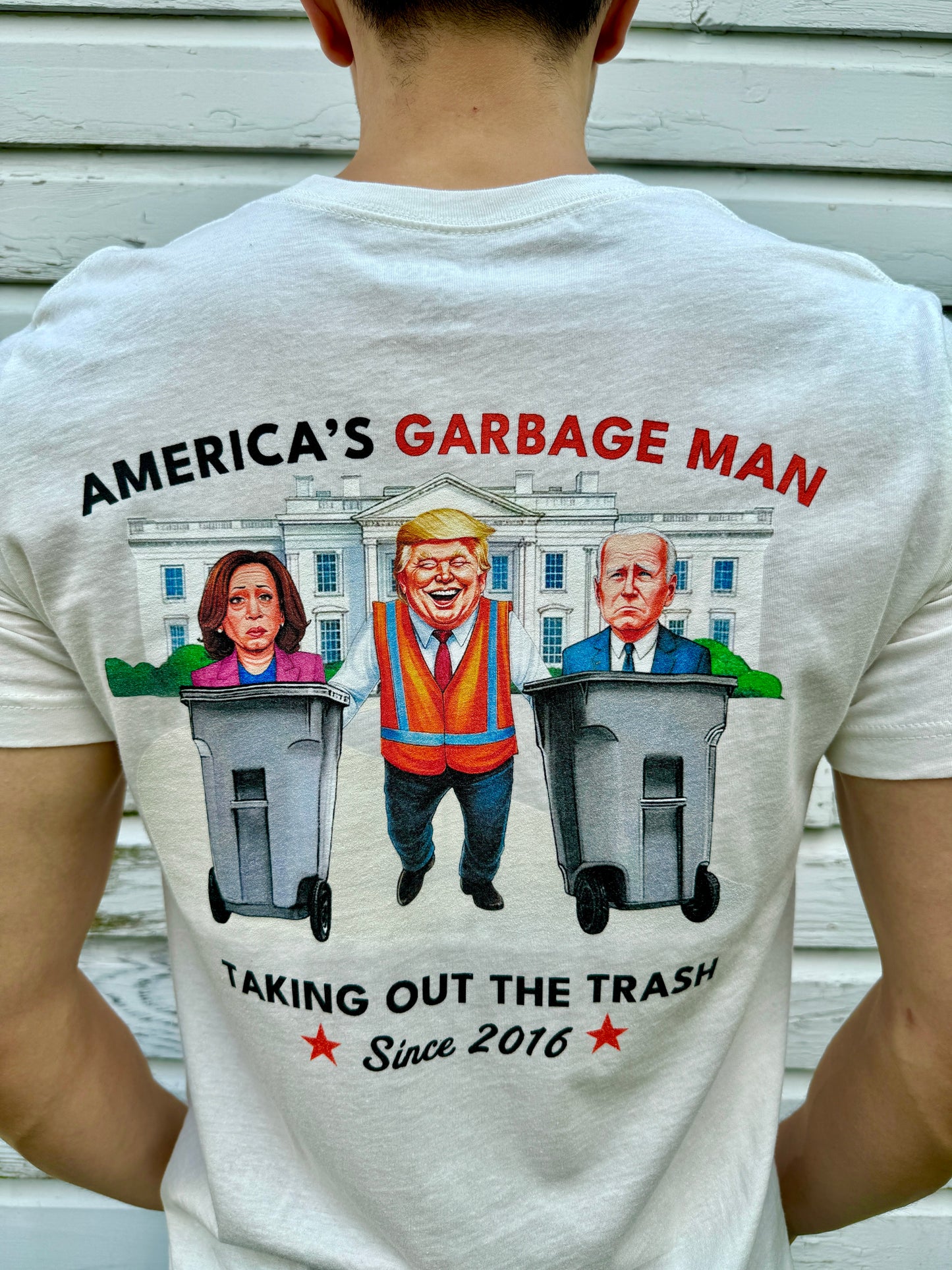 America's Garbage Man - Vintage White (Men)
