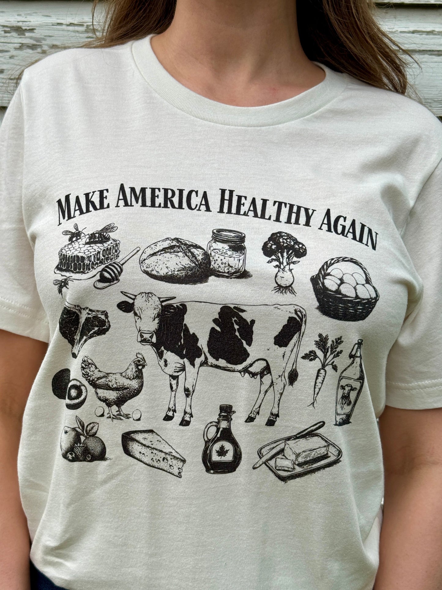 MAHA T-Shirt Vintage White