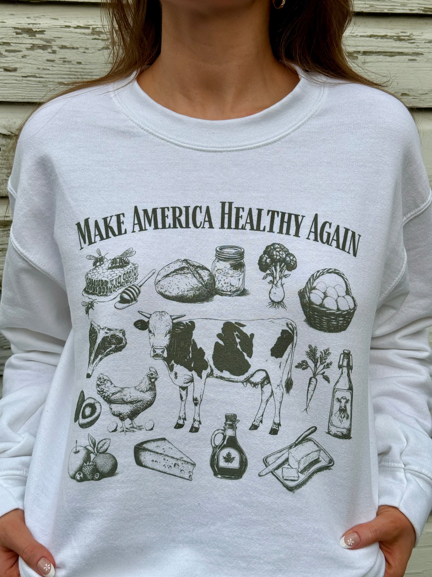 Make America Healthy Again Collage - Sweatshirt