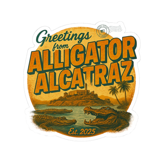 Alligator Alcatraz Sticker