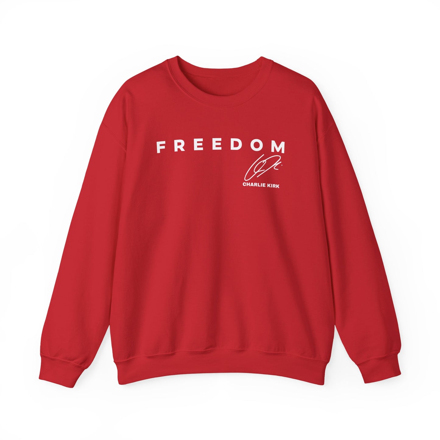 FREEDOM Charlie Kirk Signature Sweatshirt
