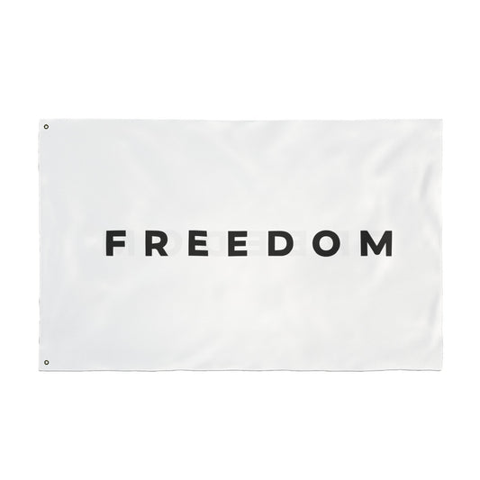 Charlie Kirk FREEDOM Flag (Double-Sided)