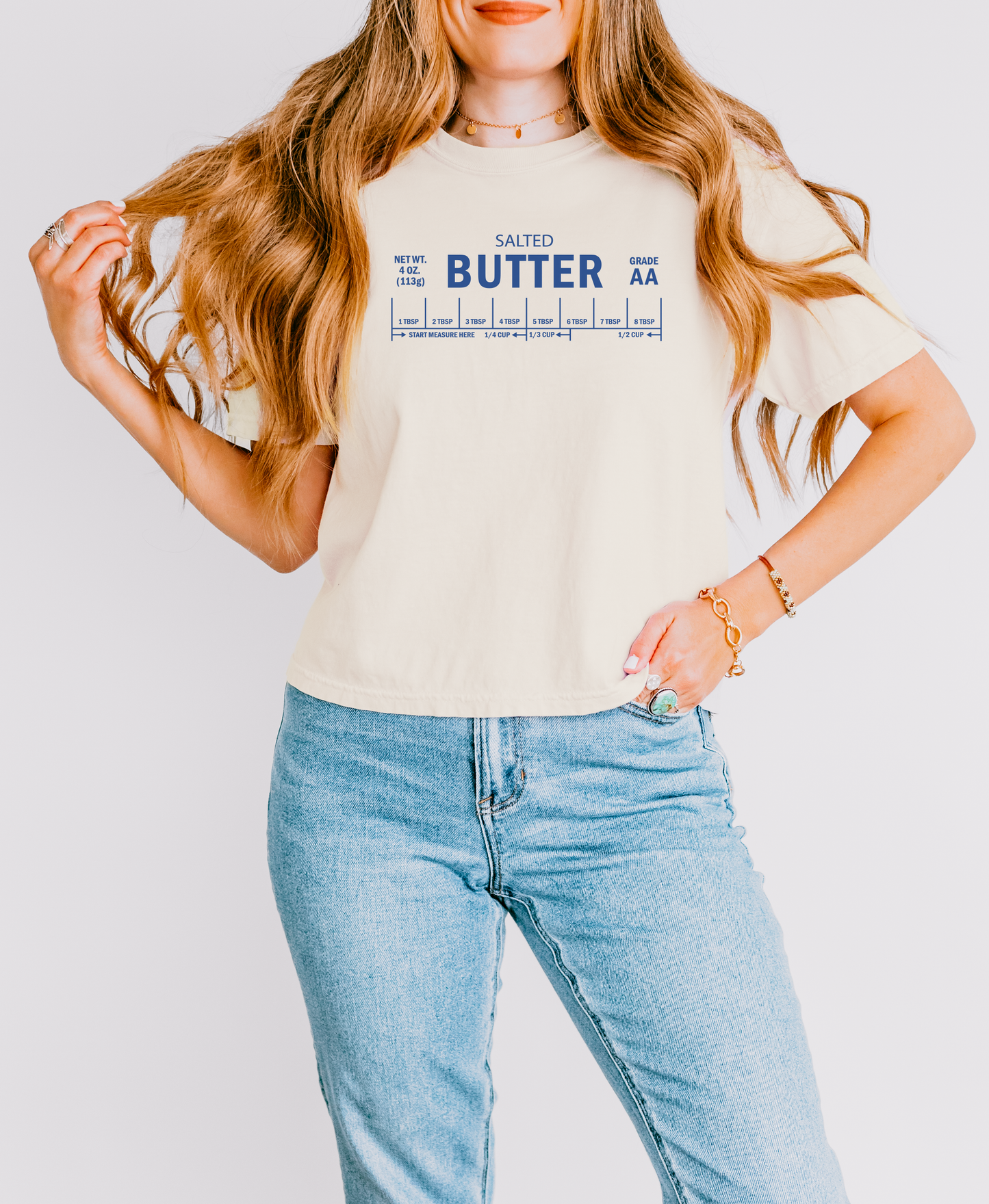 Comfort Colors® Salted Butter T-shirt (Cropped)