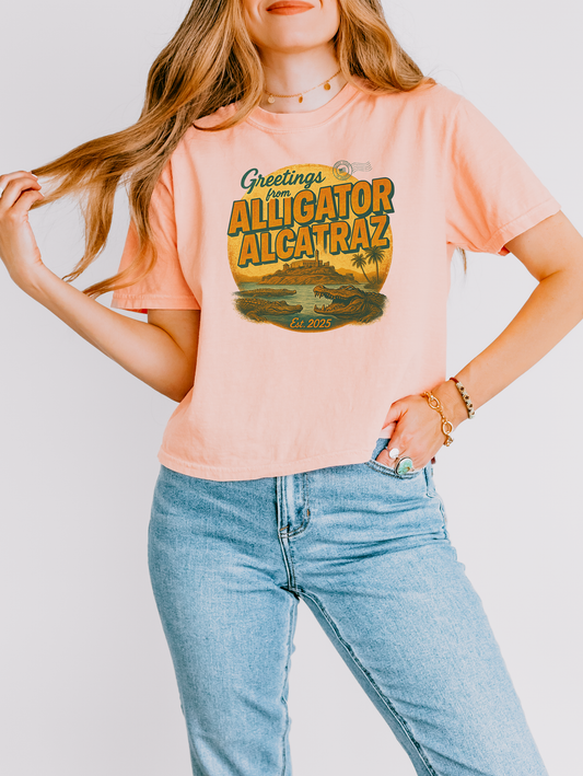 Comfort Colors® Alligator Alcatraz T-shirt (Cropped)