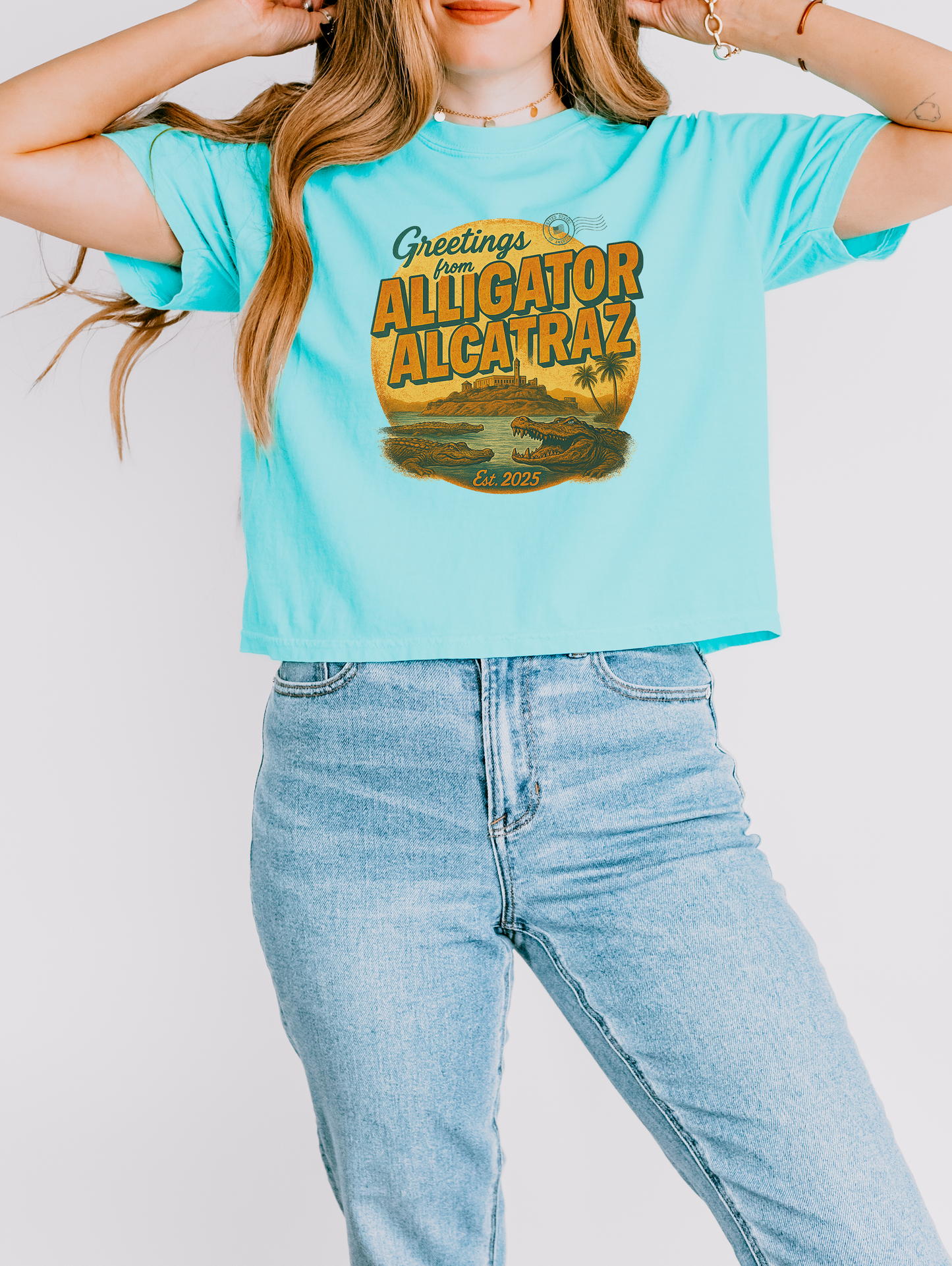 Comfort Colors® Alligator Alcatraz T-shirt (Cropped)