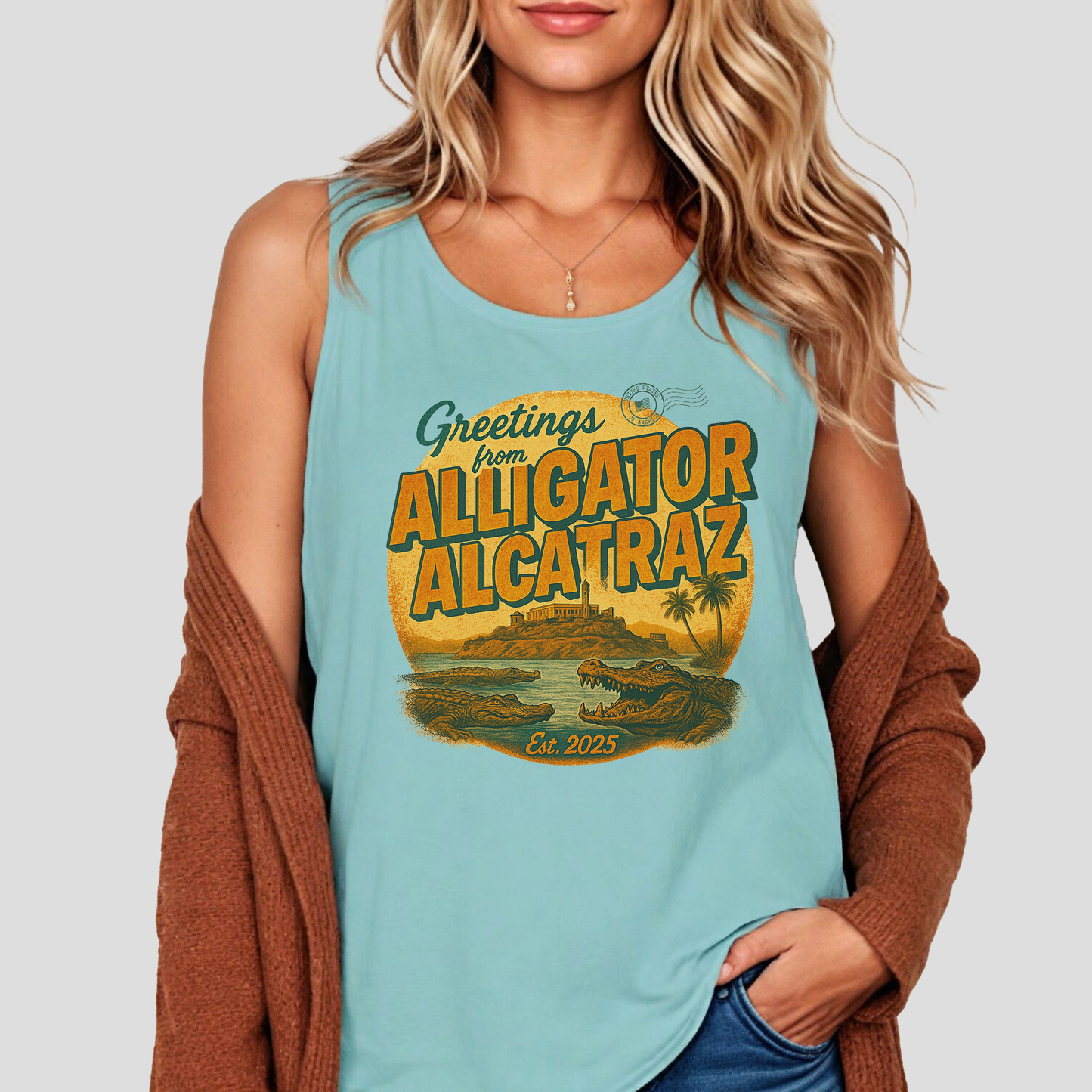 Comfort Colors® Alligator Alcatraz Tank Top