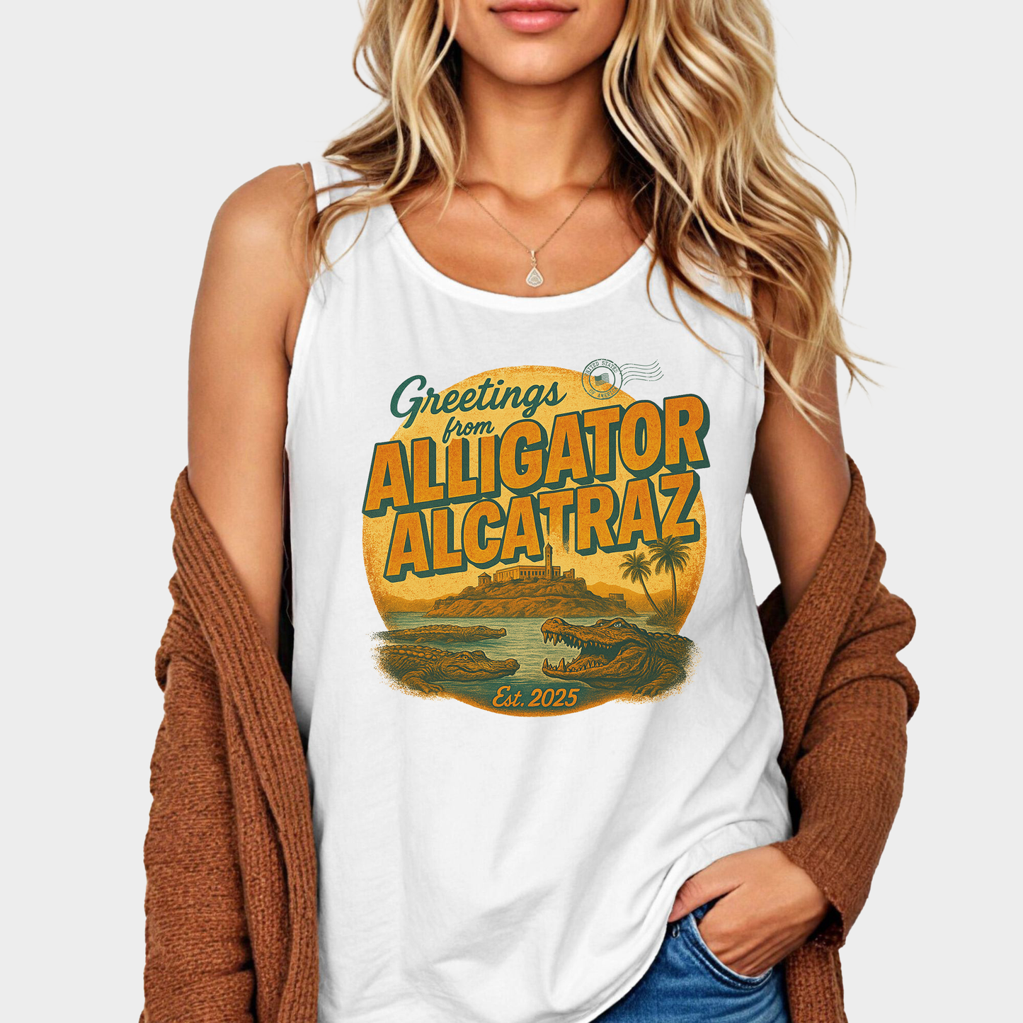 Comfort Colors® Alligator Alcatraz Tank Top