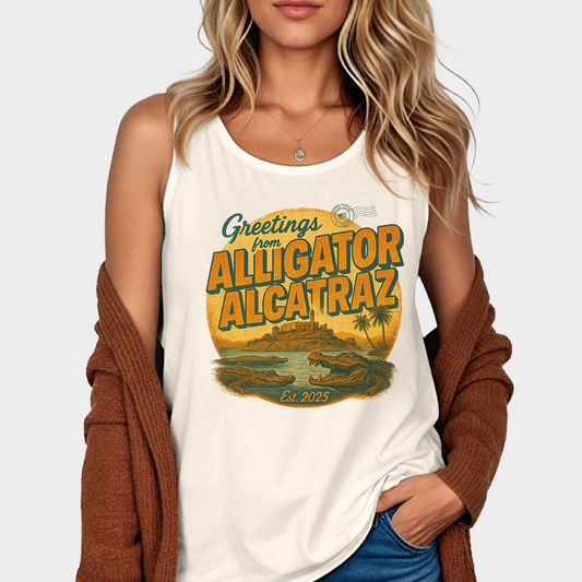 Comfort Colors® Alligator Alcatraz Tank Top