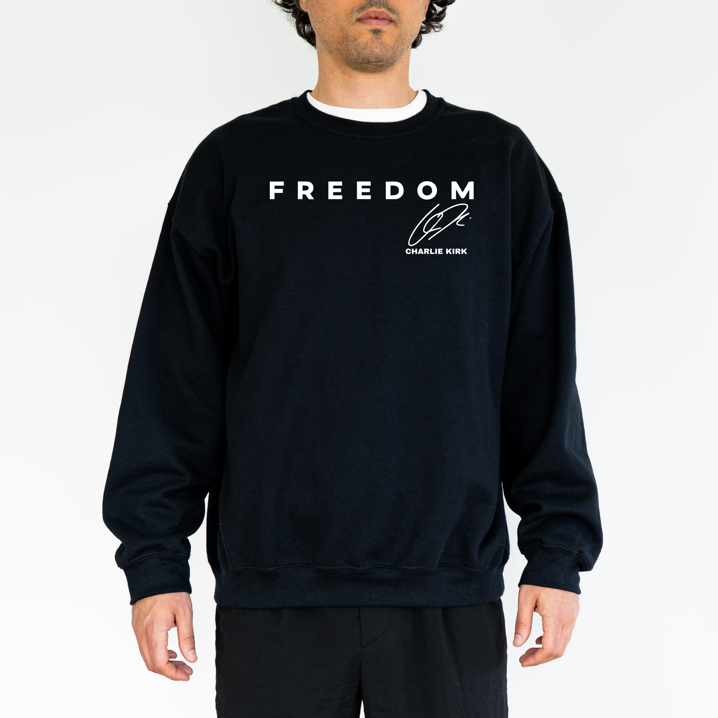FREEDOM Charlie Kirk Signature Sweatshirt