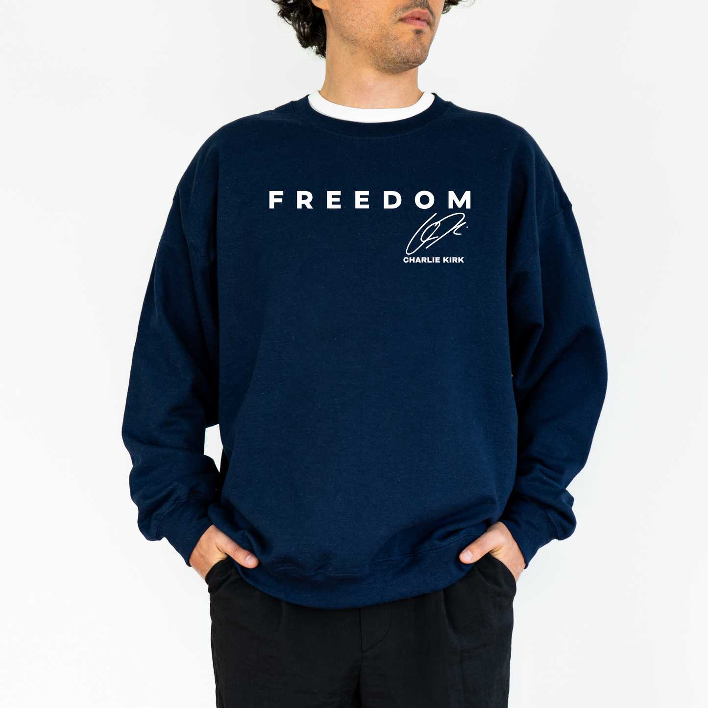 FREEDOM Charlie Kirk Signature Sweatshirt