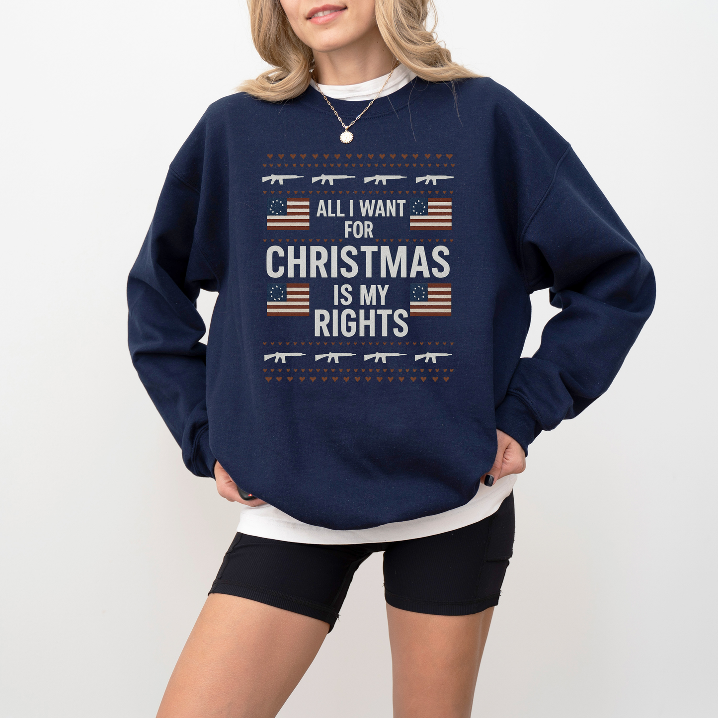 All I Want for Christmas Is My Rights Sweatshirt