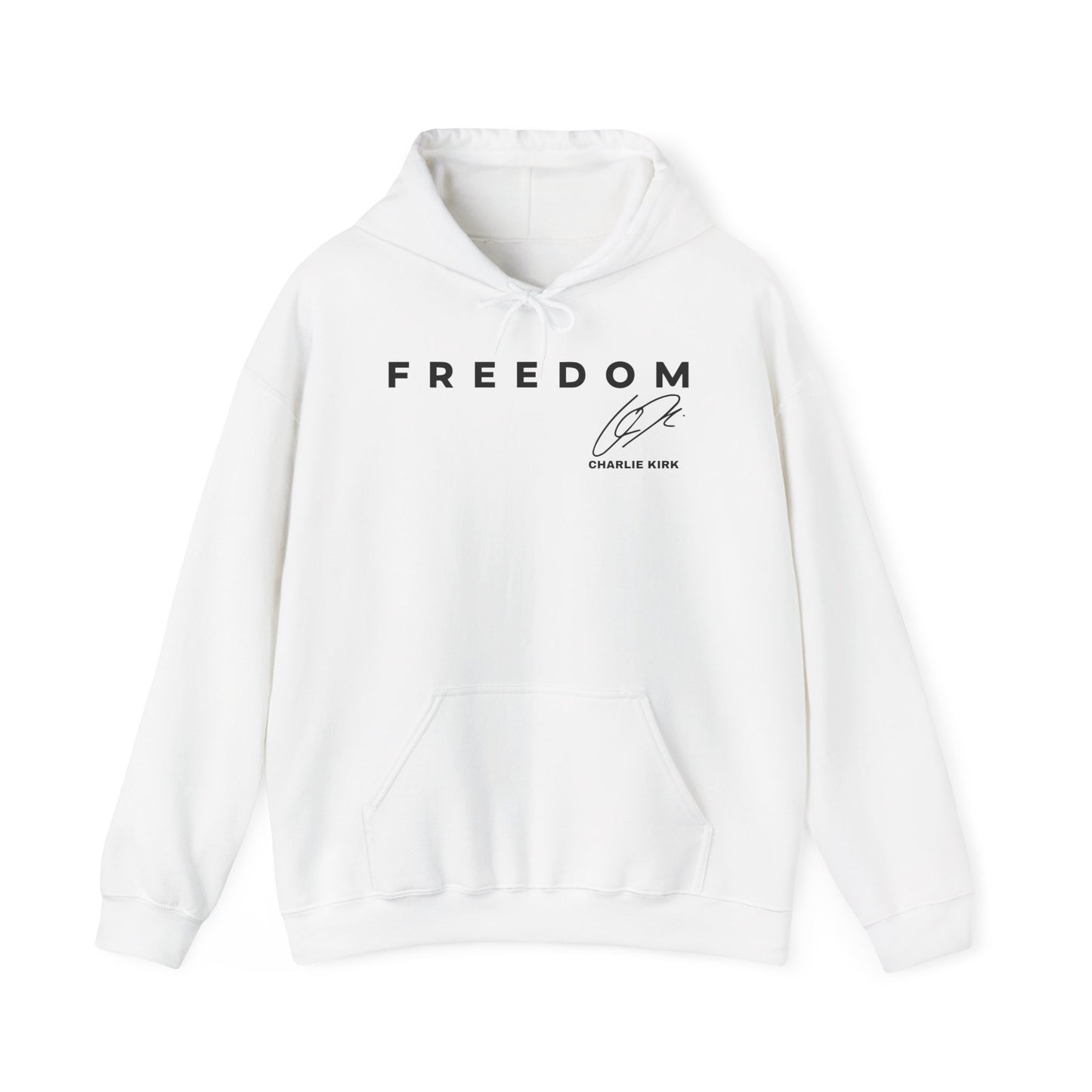 Charlie Kirk FREEDOM Signature Hoodie
