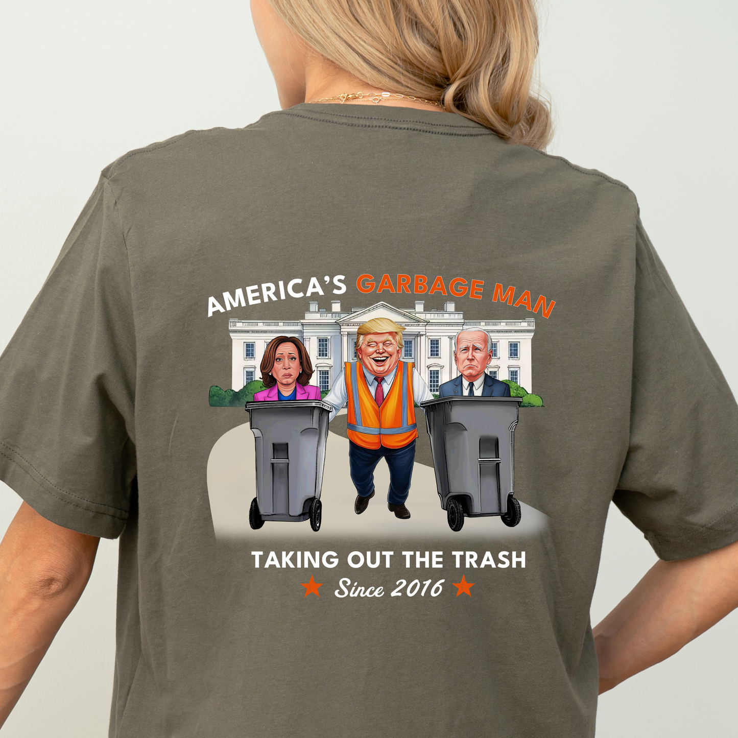 America's Garbage Man - Military Green (Women)