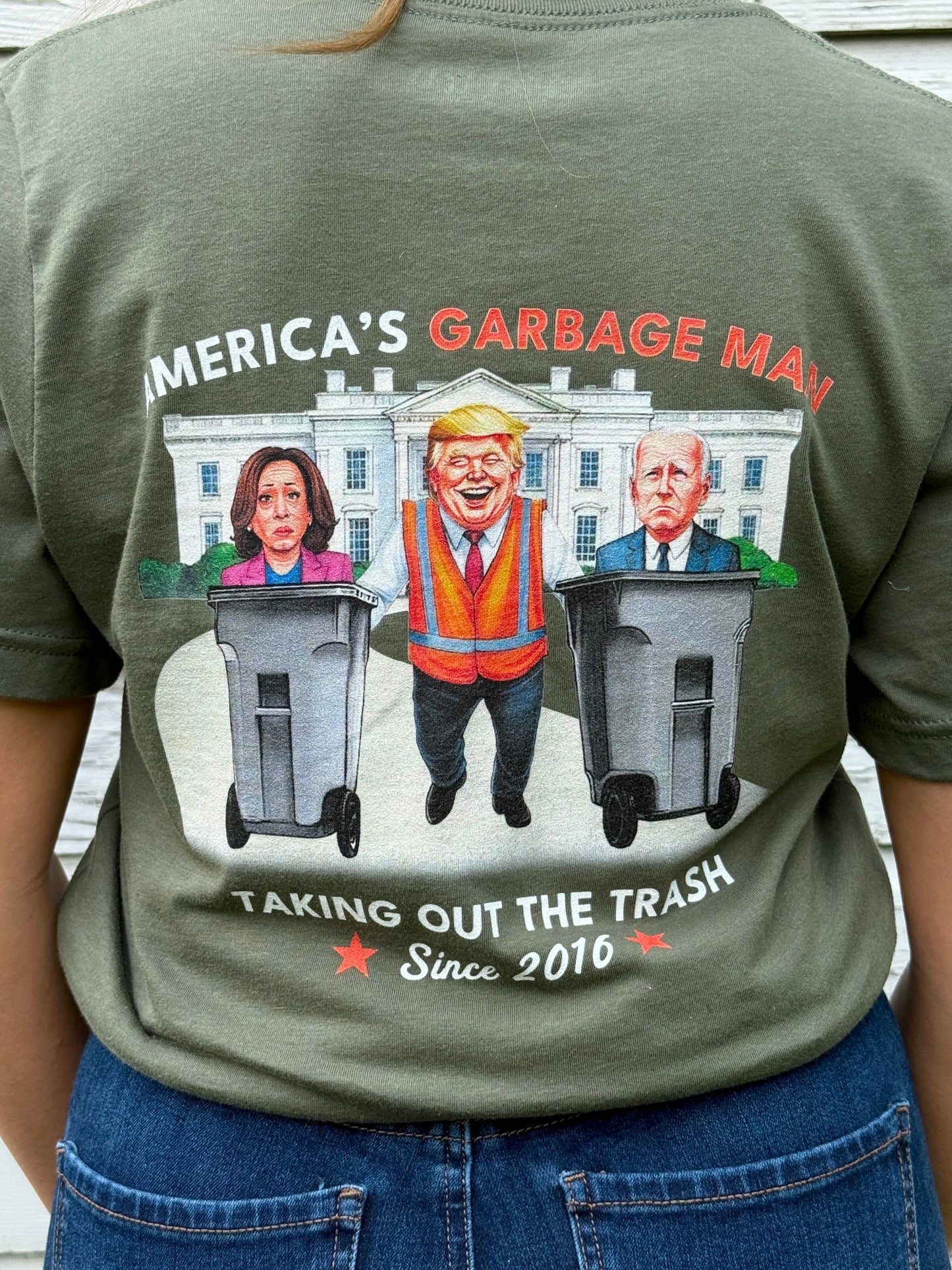 America's Garbage Man - Military Green (Women)