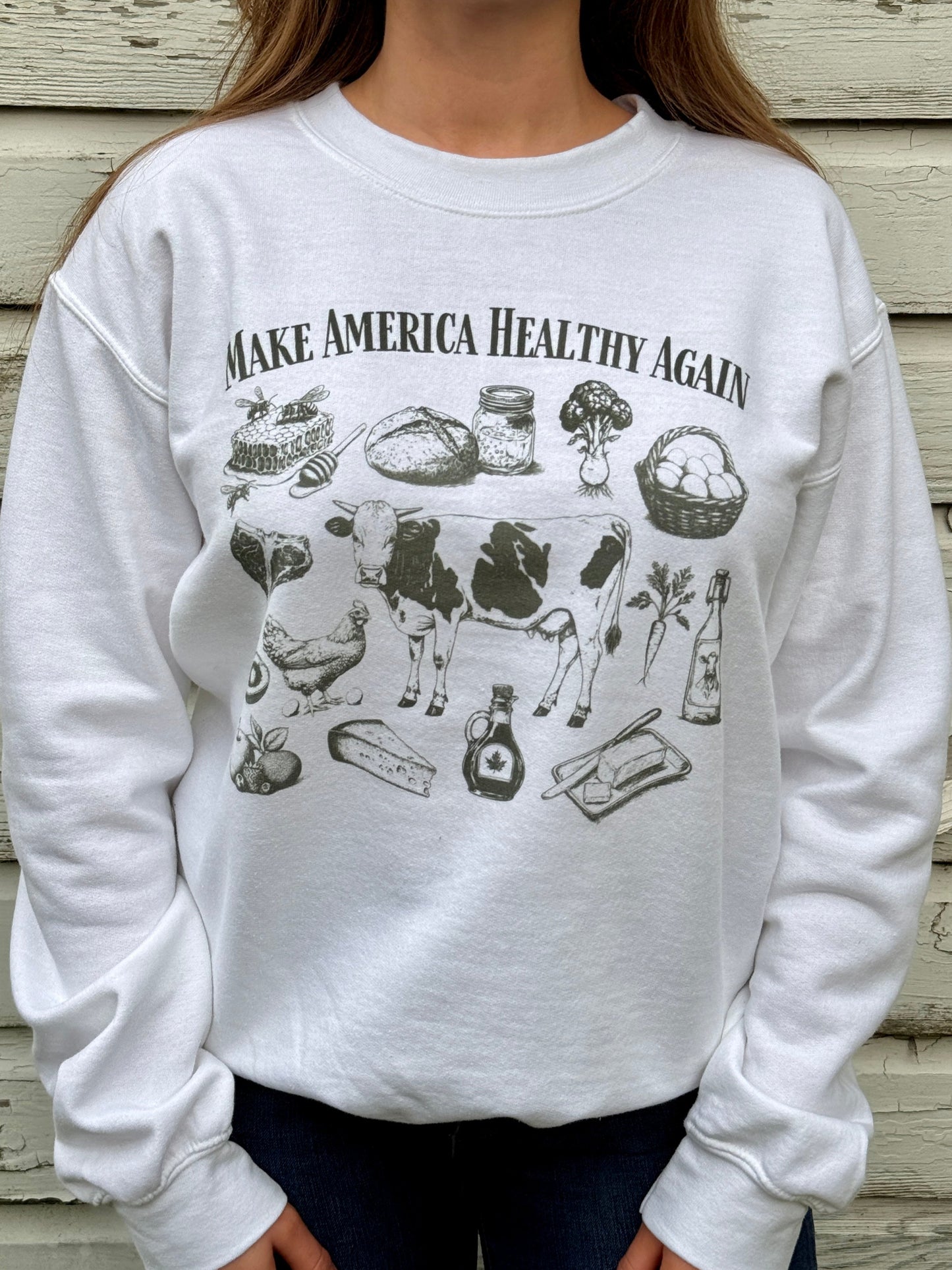 Make America Healthy Again Collage - Sweatshirt