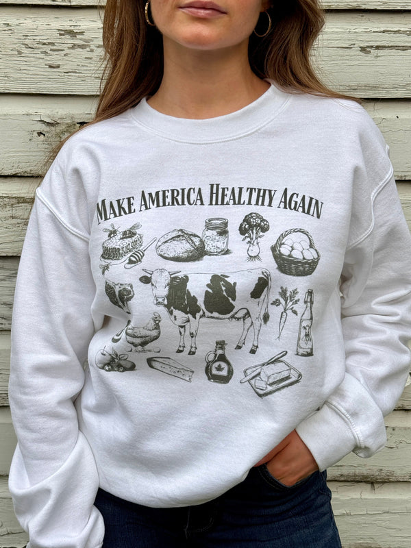 Make America Healthy Again Collage - Sweatshirt