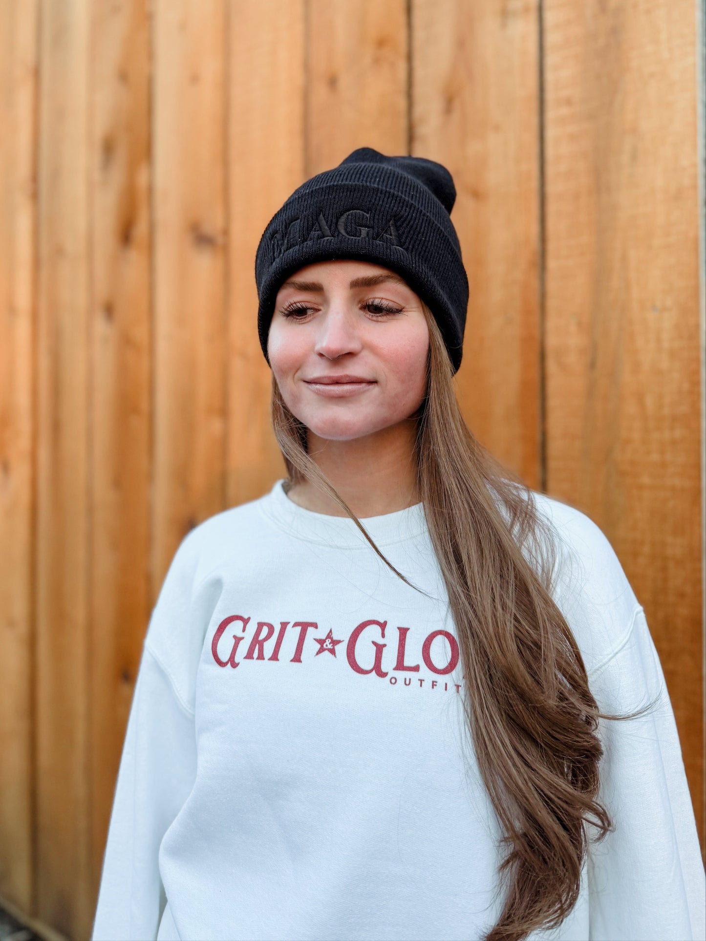 Dark MAGA Beanie